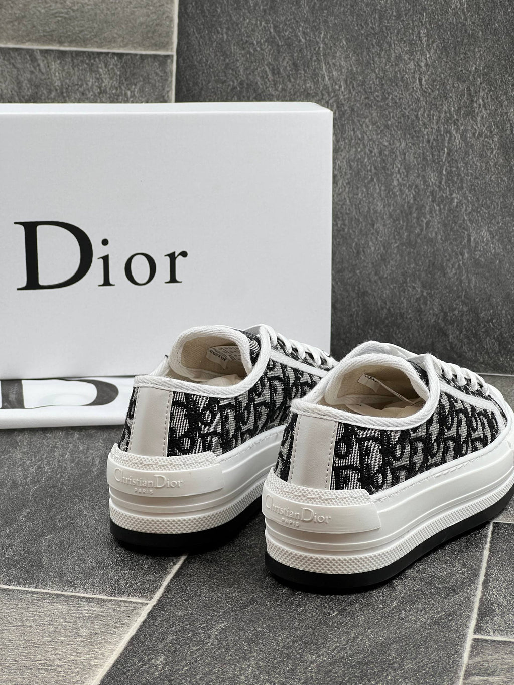 Walk'n'Dior Platform Sneakers Black