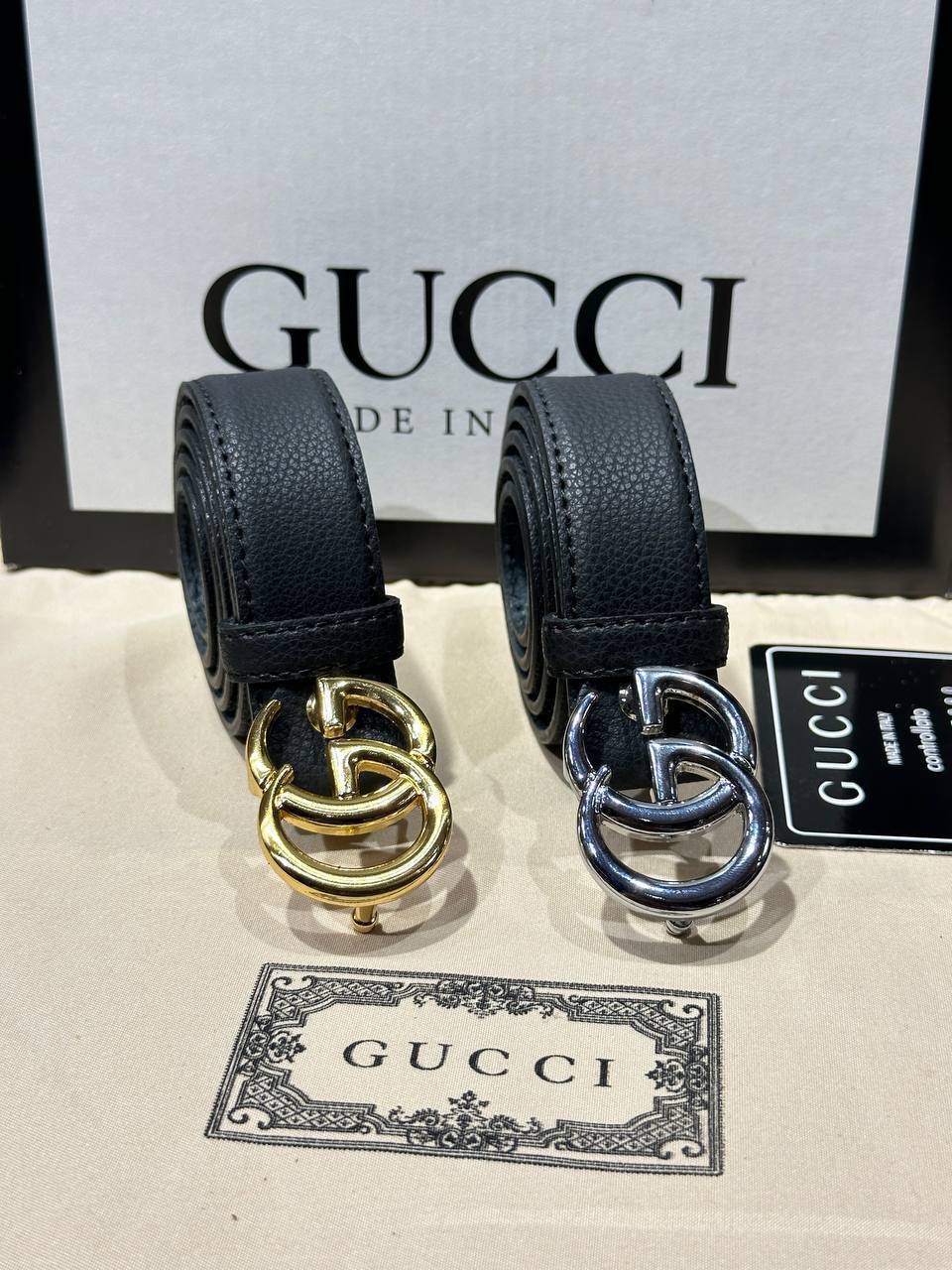 Gucci Δερμάτινη ζώνη