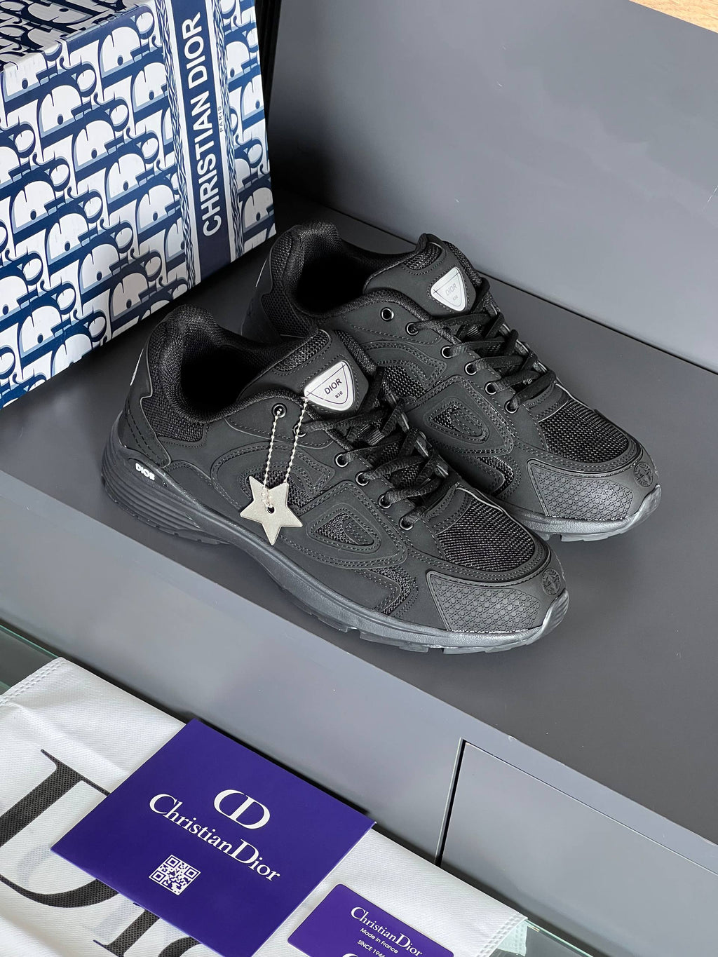 Dior B30 Countdown Sneaker Black