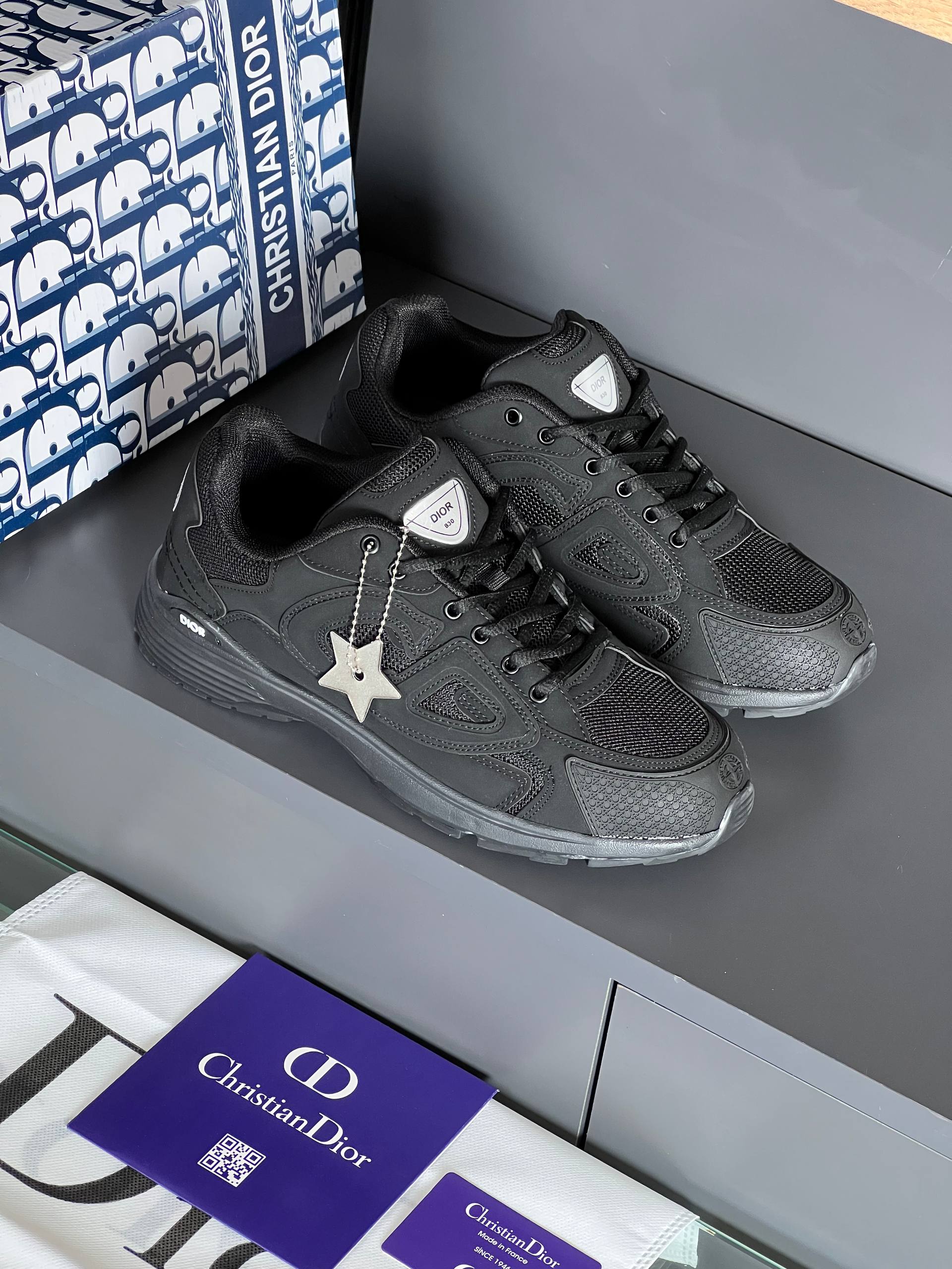 Dior B30 Countdown Sneaker Black